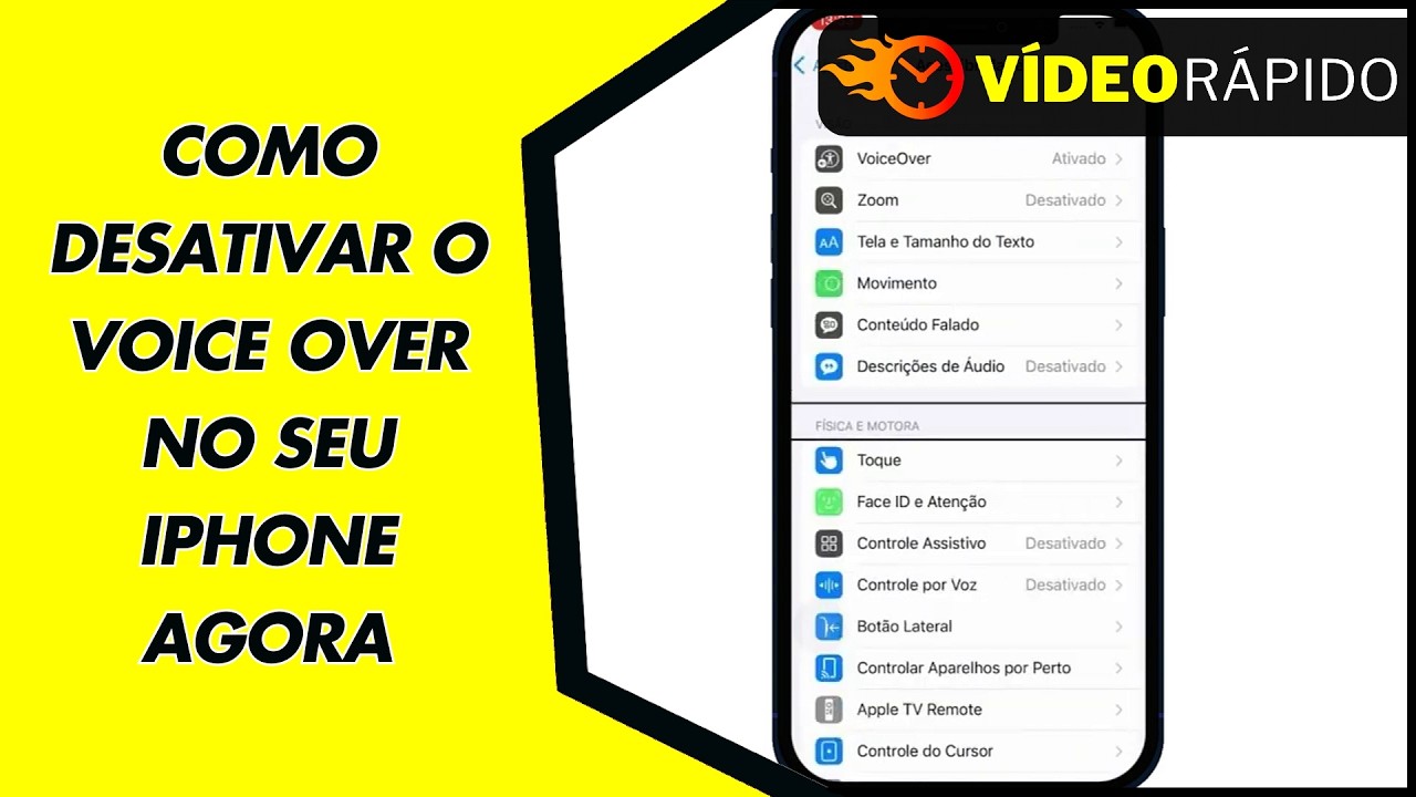 COMO DESATIVAR O VOICE OVER NO SEU IPHONE AGORA COMO DESATIVAR O VOICE OVER NO SEU IPHONE AGORA