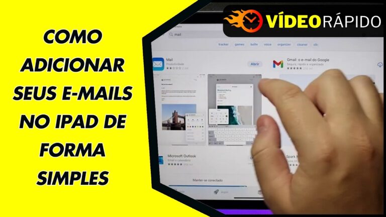 COMO ADICIONAR SEUS E MAILS NO IPAD DE FORMA SIMPLES