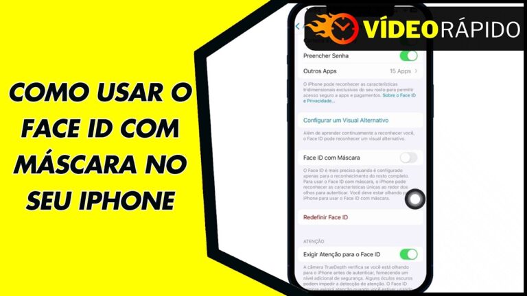 COMO USAR O FACE ID COM MÁSCARA NO SEU IPHONE