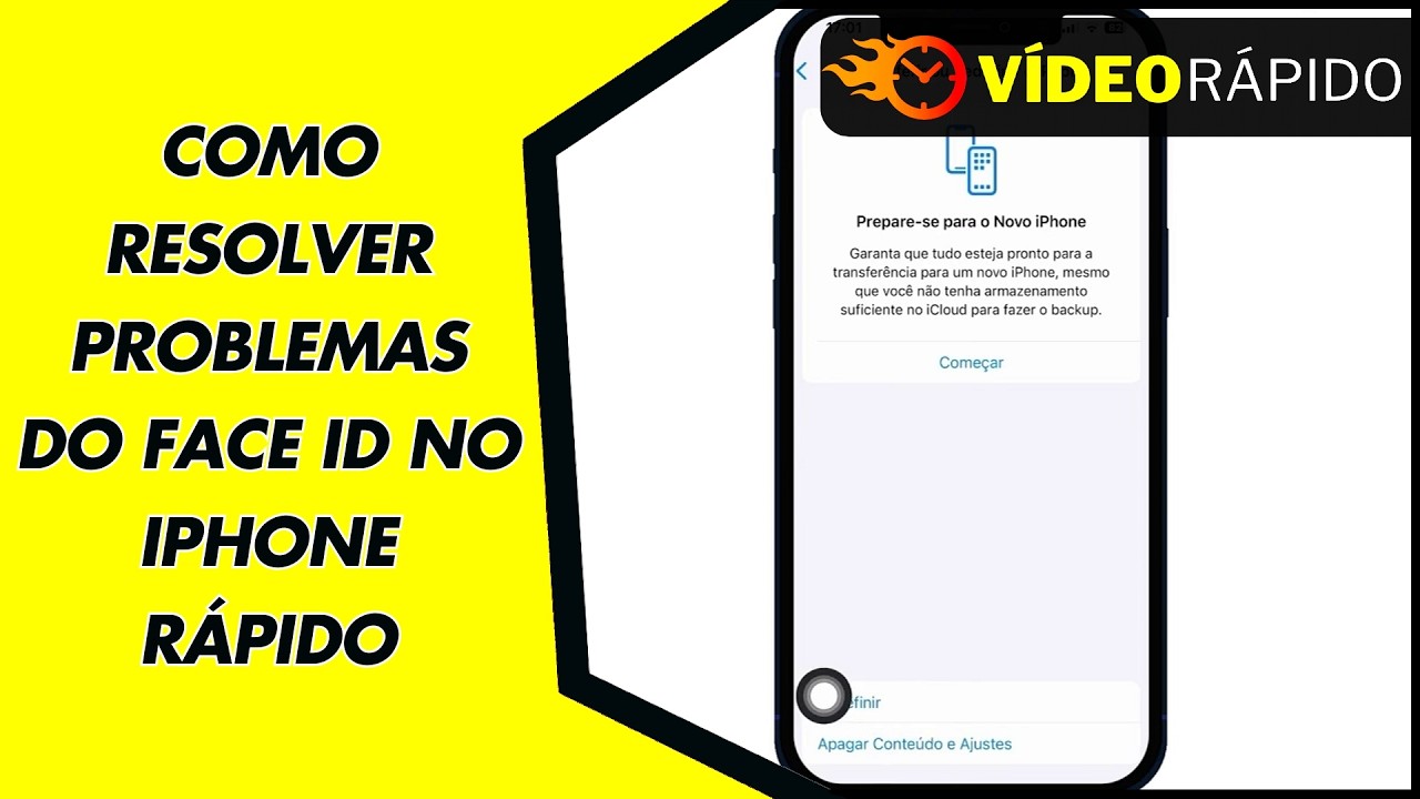 COMO RESOLVER PROBLEMAS DO FACE ID NO IPHONE RÁPIDO