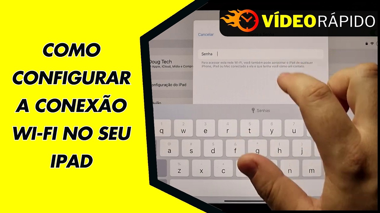 COMO CONFIGURAR A CONEXÃO WI FI NO SEU IPAD COMO CONFIGURAR A CONEXÃO WI FI NO SEU IPAD