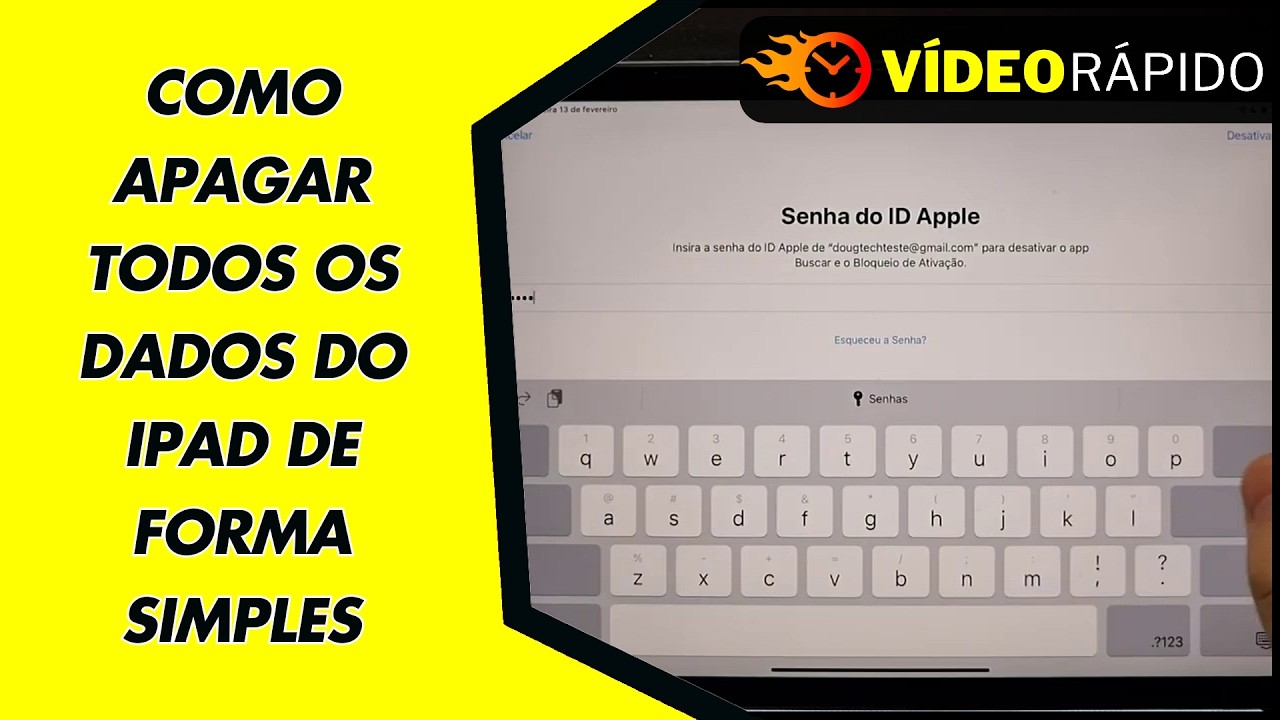 COMO APAGAR TODOS OS DADOS DO IPAD DE FORMA SIMPLES