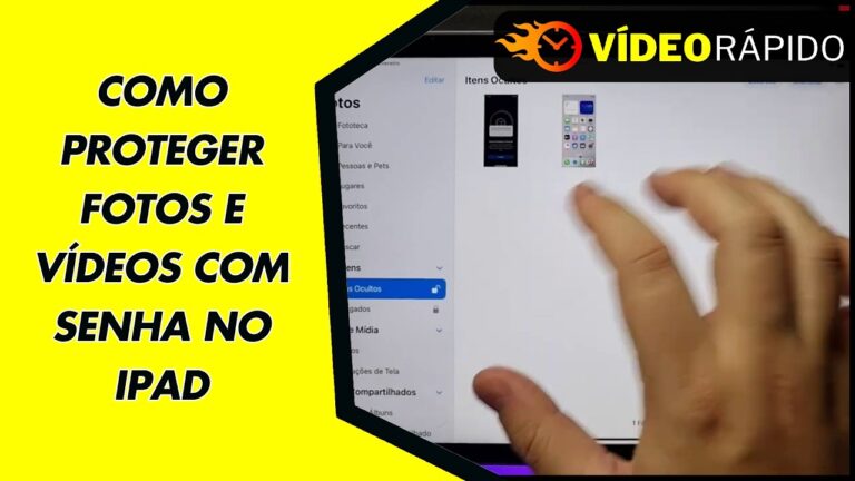 COMO PROTEGER FOTOS E VÍDEOS COM SENHA NO IPAD