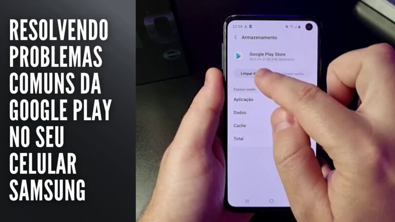 Resolvendo problemas da Google Play no seu Samsung