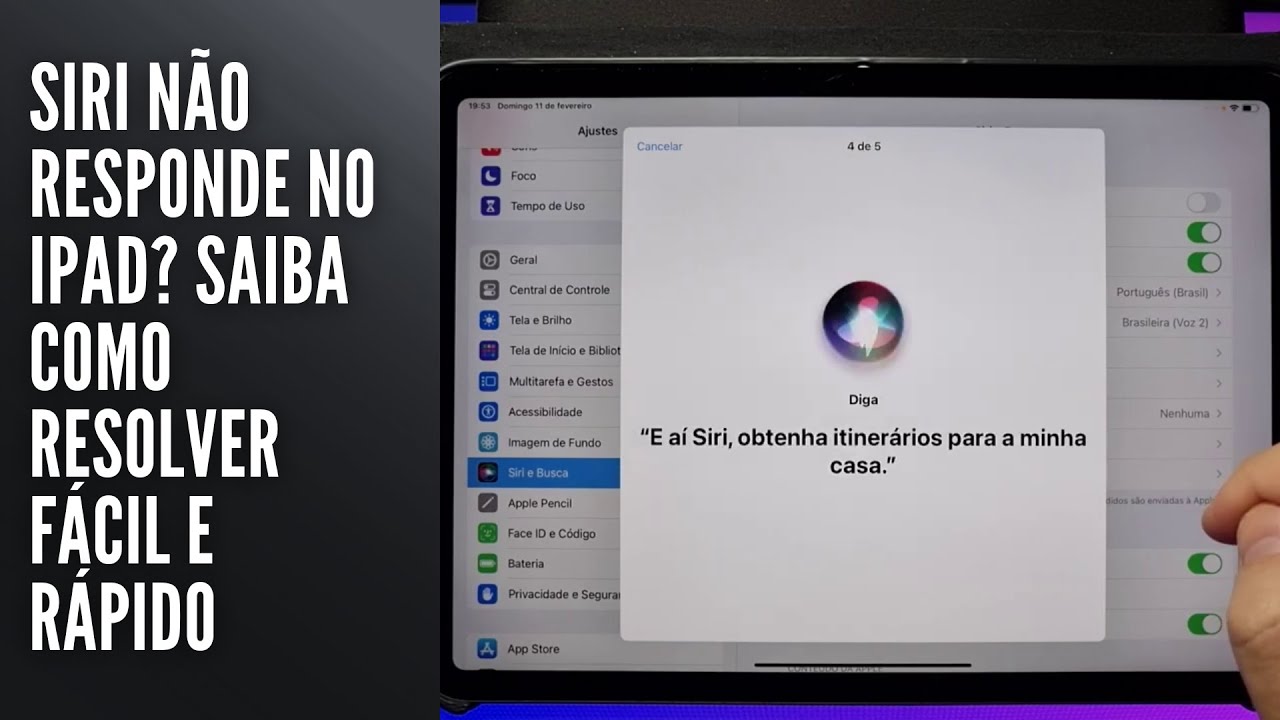 Siri Não Responde no iPad – Saiba Como Resolver Fácil e Rápido