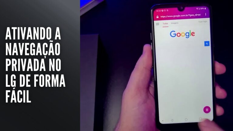 Ativando a navegação privada no LG de forma fácil