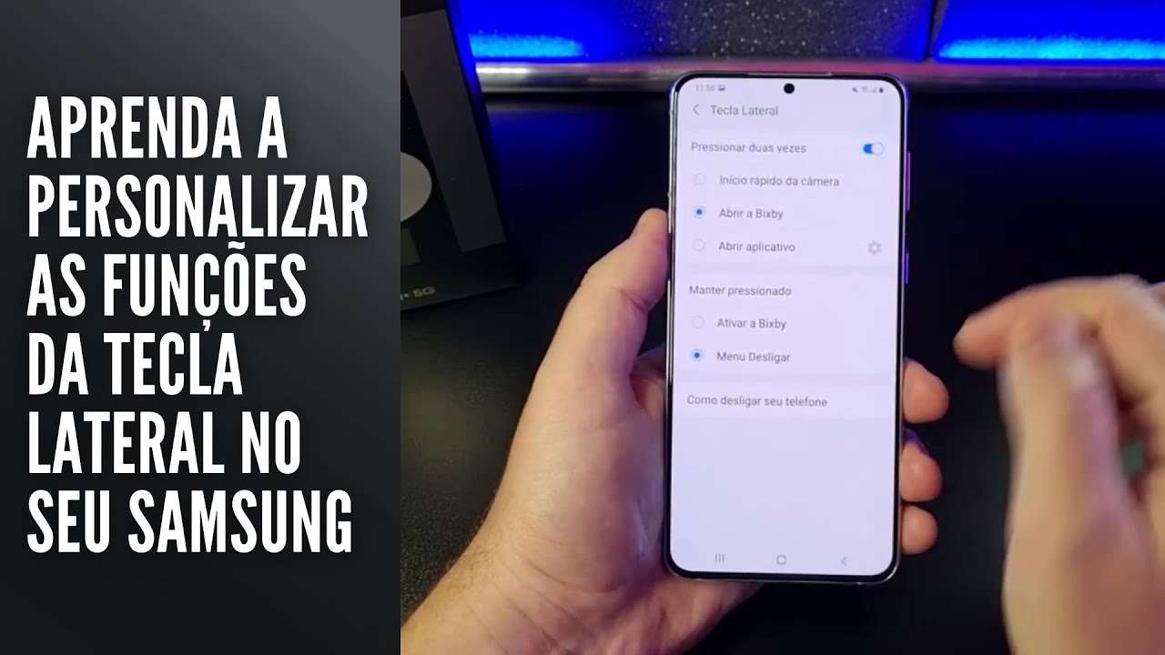 Aprenda a personalizar as funções da tecla lateral no seu Samsung