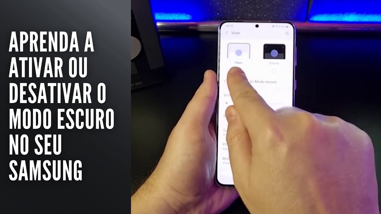 Aprenda a ativar ou desativar o modo escuro no seu Samsung