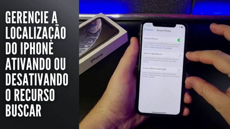 Gerencie a localização do iPhone (Ativar ou Desativar o BUSCAR)