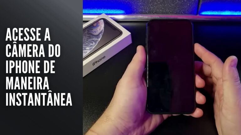 Acesse a câmera do iPhone de maneira instantânea