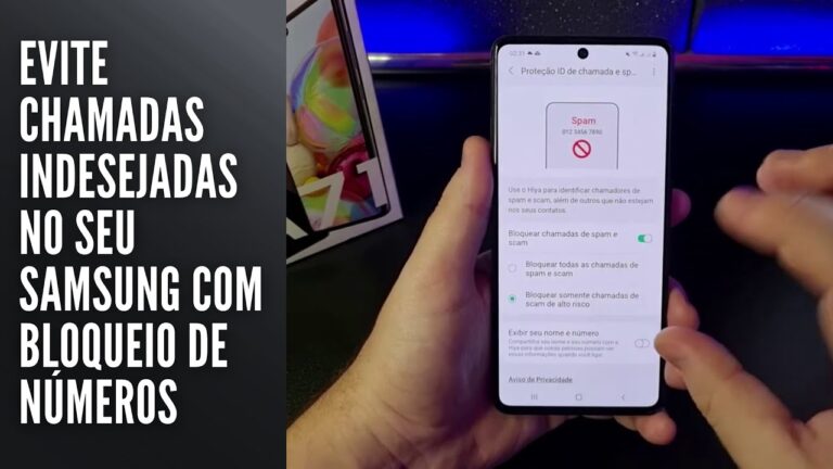 Evite chamadas indesejadas no seu Samsung com bloqueio de números