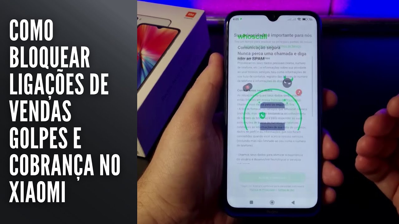 Como bloquear ligações de vendas golpes e cobrança no Xiaomi