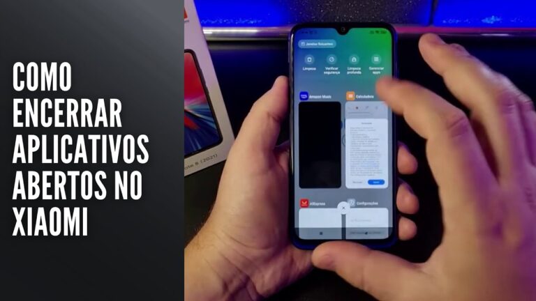 Como Encerrar Aplicativos Abertos no Xiaomi