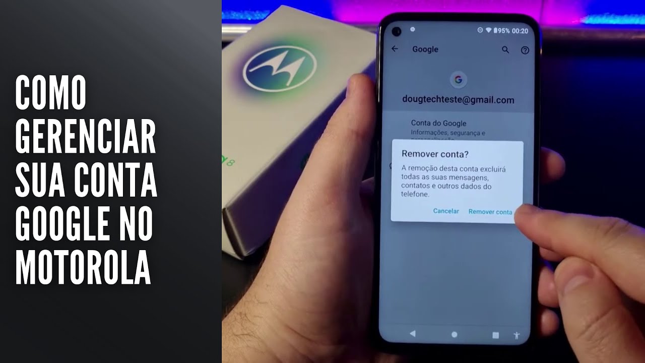 Como Gerenciar Sua Conta Google no Motorola