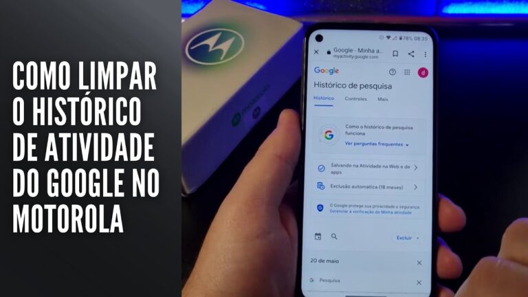 Como Limpar o Histórico de Atividade do Google no Motorola