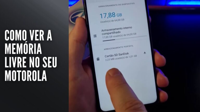 Como Ver a Memória Livre no Seu Motorola