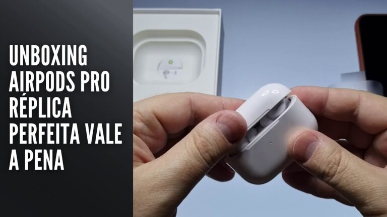 Unboxing Airpods Pro (Réplica Perfeita)