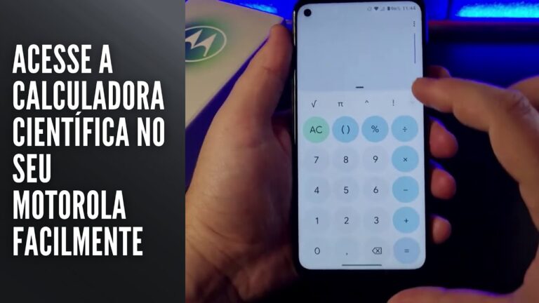 Acesse a calculadora científica no seu Motorola facilmente