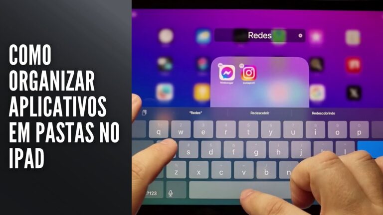 Como Organizar Aplicativos em Pastas no iPad