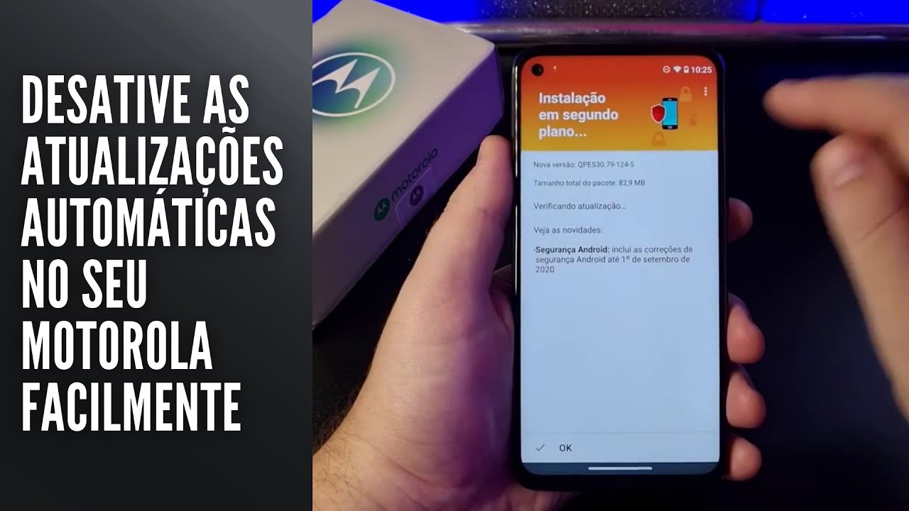 Desative as atualizações automáticas no seu Motorola