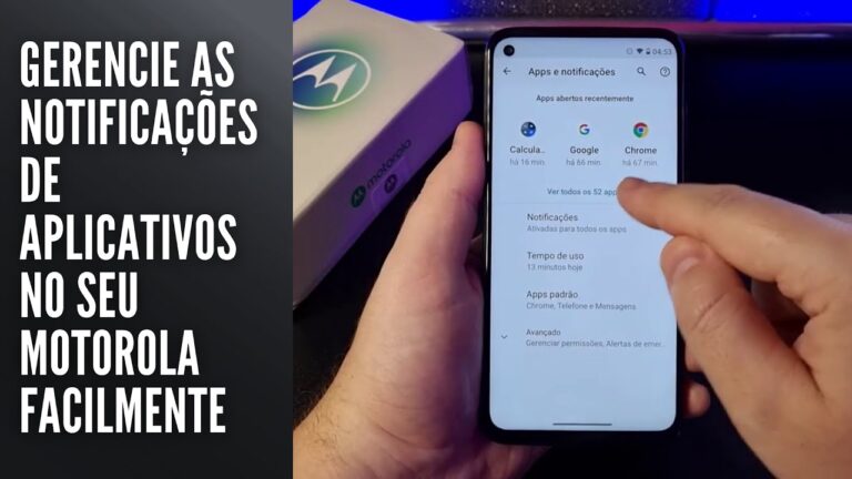 Gerencie as notificações de aplicativos no seu Motorola facilmente