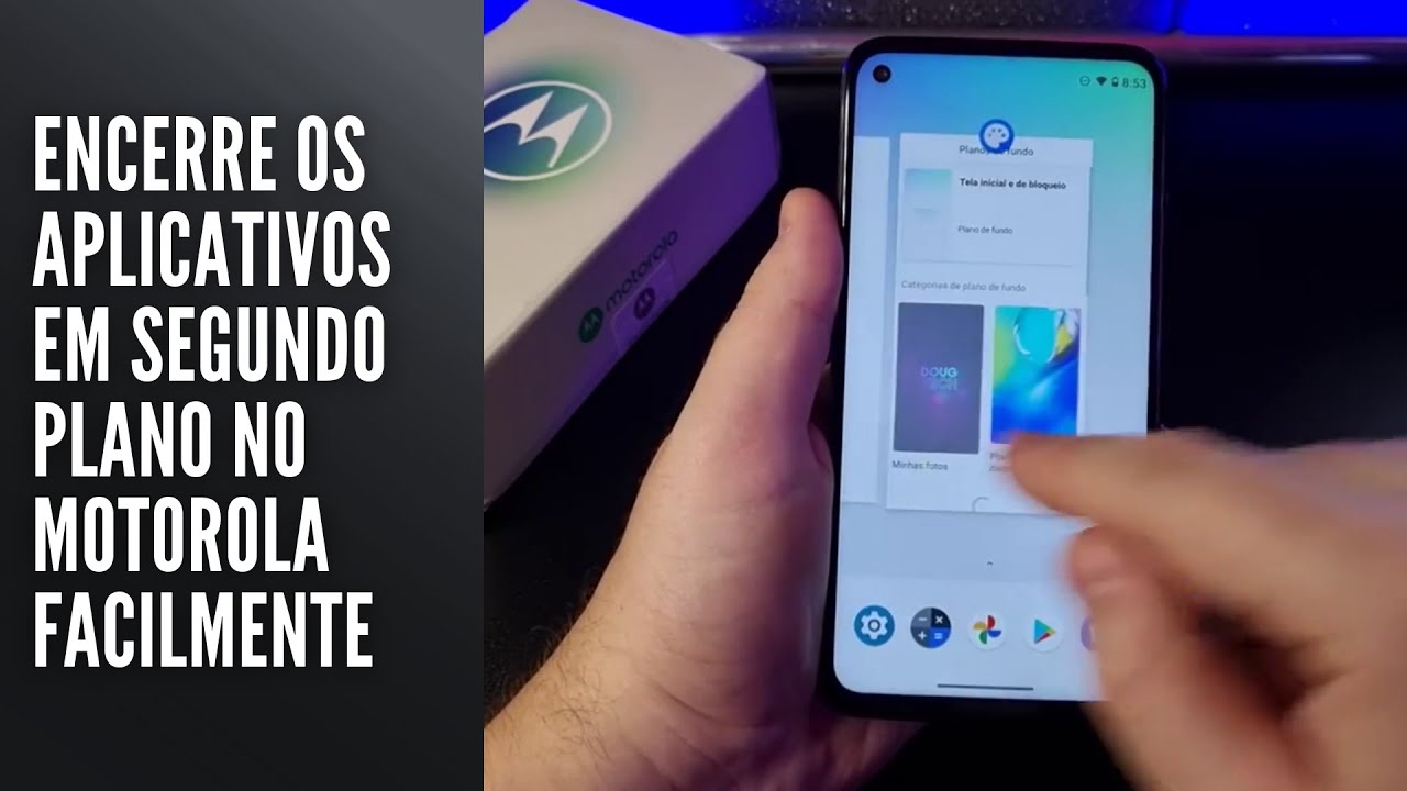 Feche os aplicativos em segundo plano no Motorola