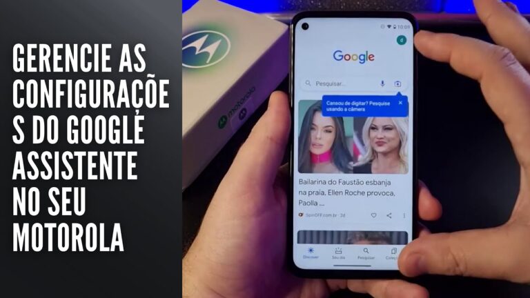 Saiba como ativar ou desativar o Google Assistente no seu Motorola