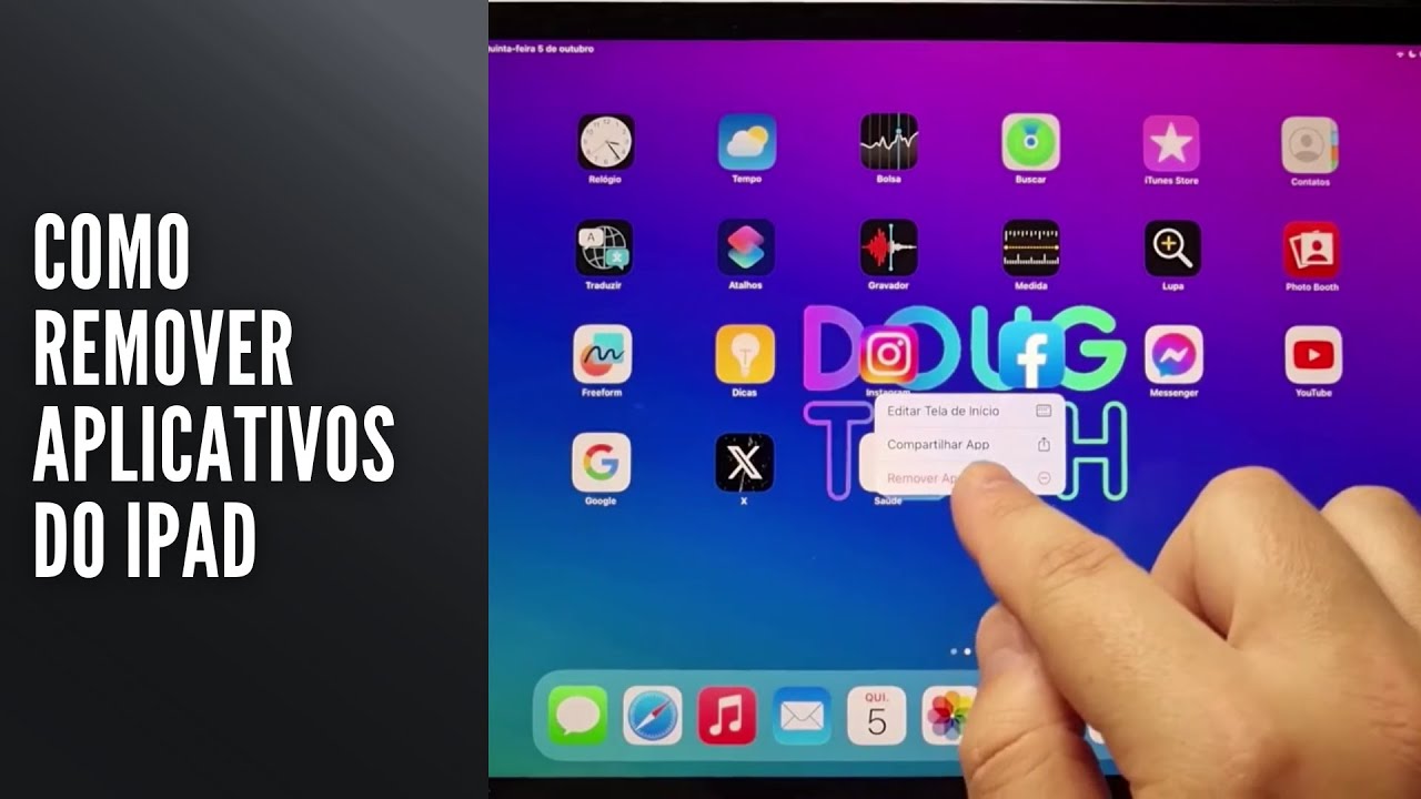 Como Remover Aplicativos no iPad