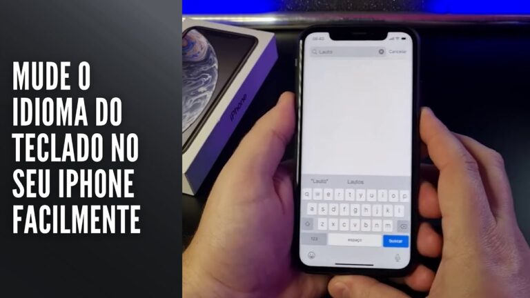 Mude o idioma do teclado no seu iPhone facilmente
