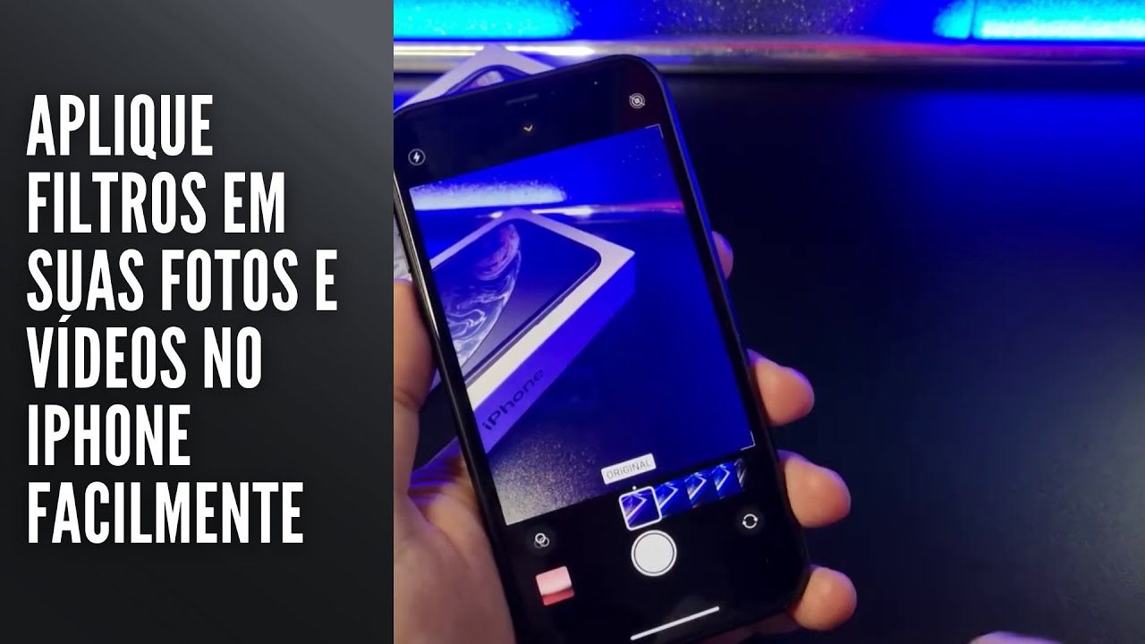 Aplique filtros em suas fotos e vídeos no iPhone facilmente