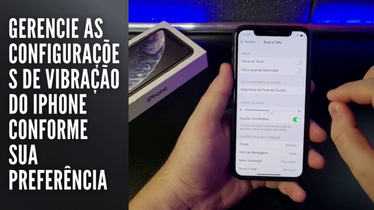 Gerencie as configurações de vibração do iPhone