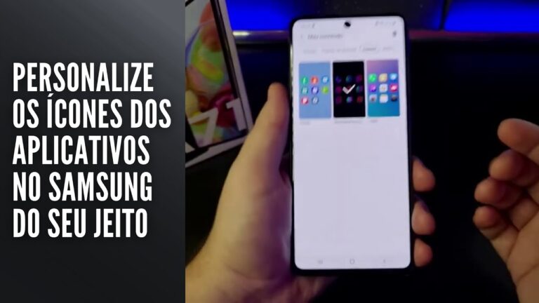 Personalize os ícones dos aplicativos no Samsung