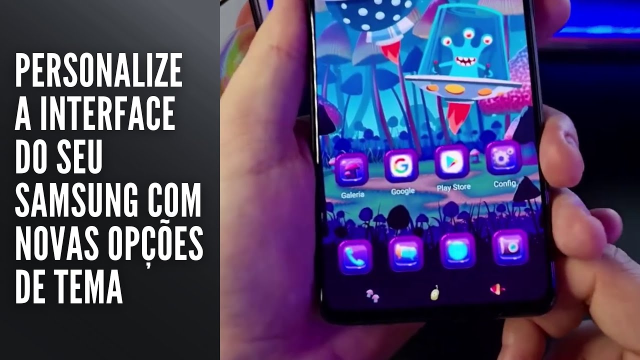 Personalize a interface do seu Samsung com novas opções de tema