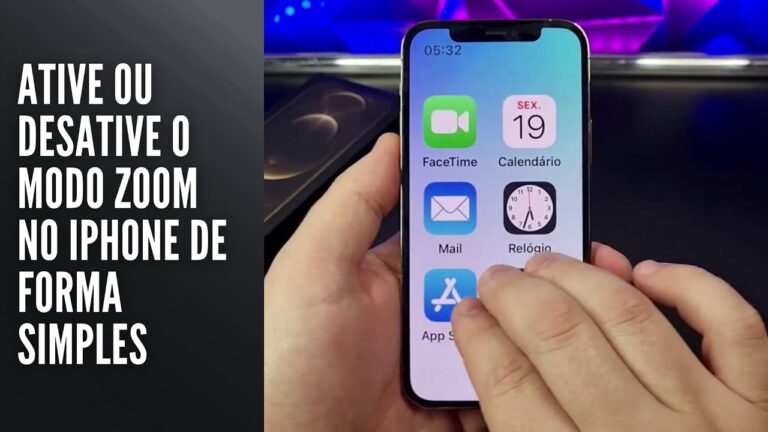 Ative ou Desative o Modo Zoom no iPhone de Forma Simples