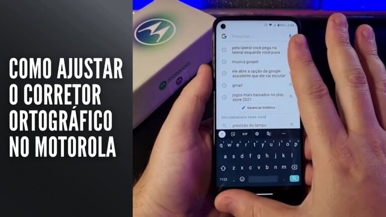 Como Ajustar o Corretor Ortográfico no Motorola