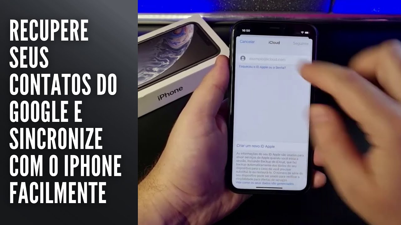 Recupere seus contatos do Google e sincronize com o iPhone facilmente