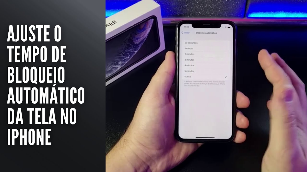 Ajuste o tempo de bloqueio automático da tela no iPhone