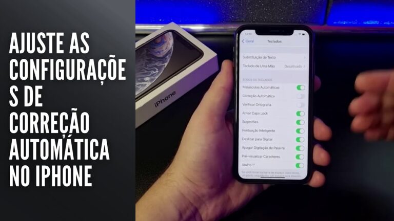 Ajuste as configurações do corretor ortográfico no iPhone