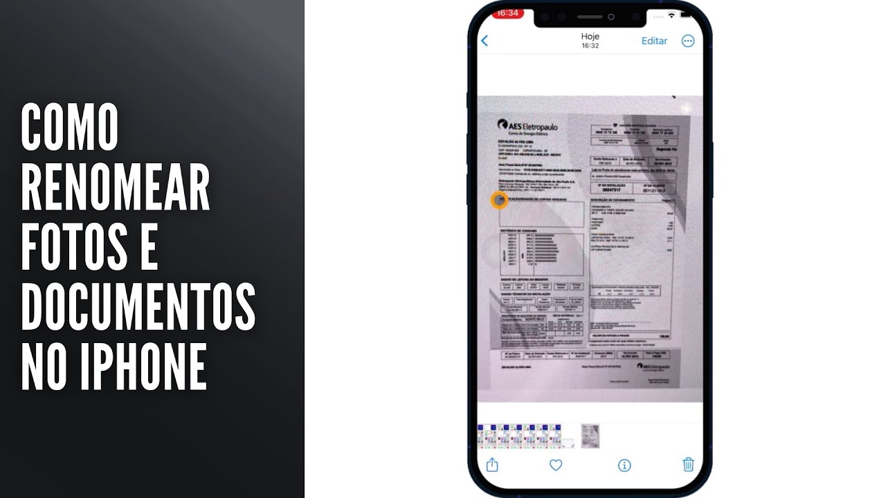 Como Renomear Fotos e Documentos no iPhone