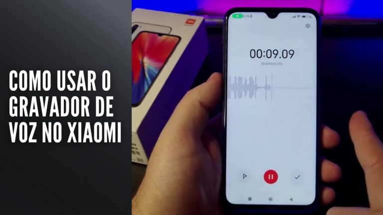 Como usar o gravador de voz no Xiaomi