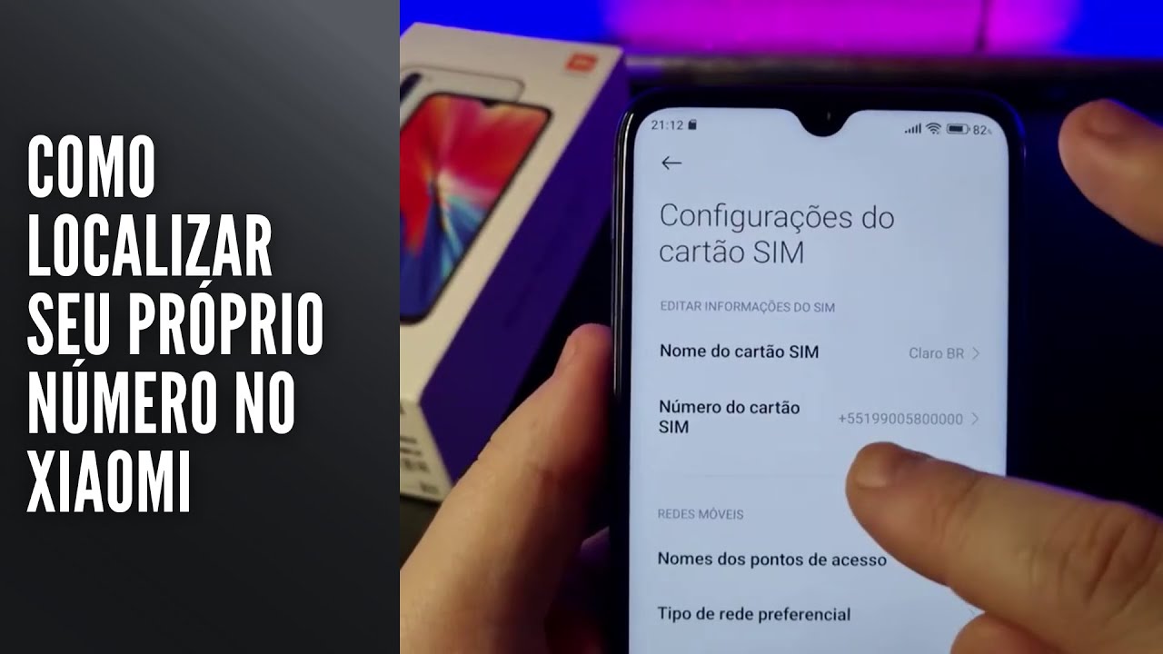 Como localizar seu próprio número no Xiaomi