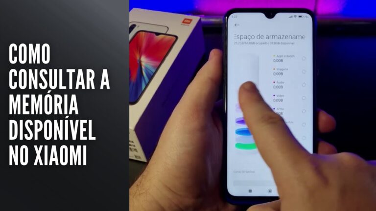Como consultar a memória disponível no Xiaomi