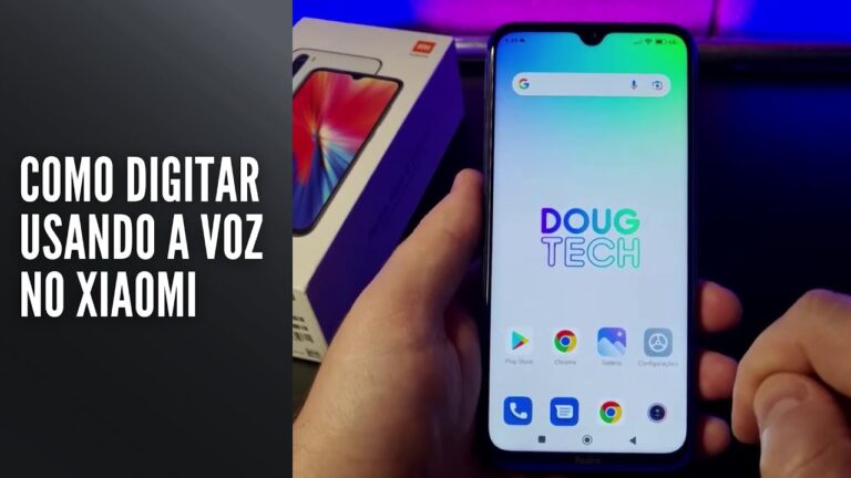Como digitar usando a voz no Xiaomi