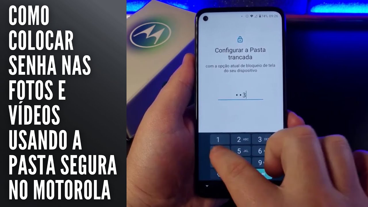 Como Colocar Senha nas Fotos e Vídeos no Motorola