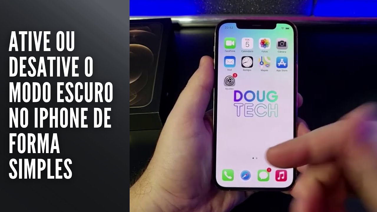 Ative ou Desative o Modo Escuro no iPhone de Forma Simples