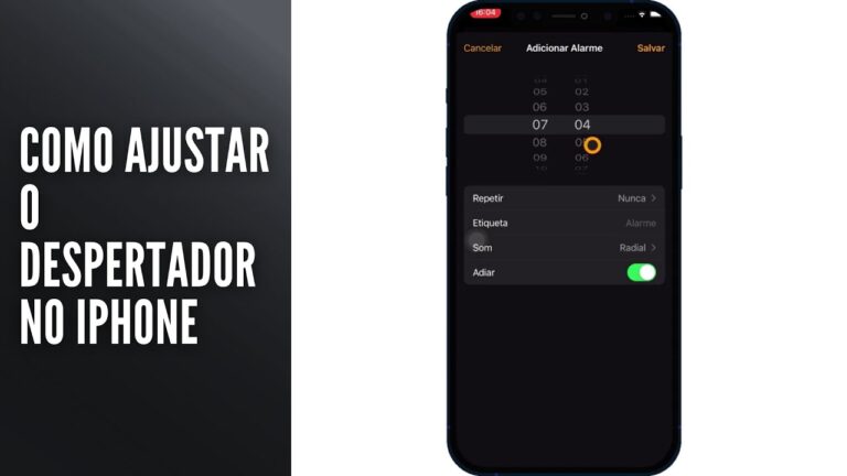 Como Ajustar o Despertador no iPhone
