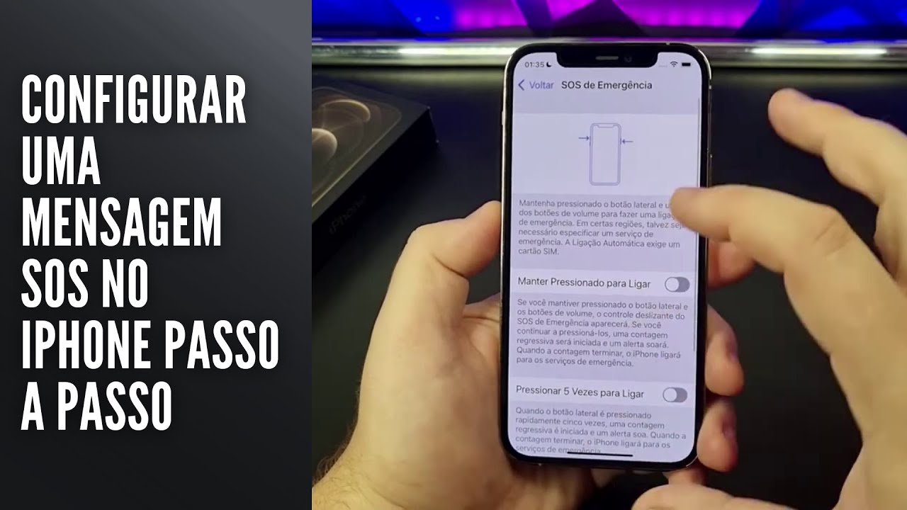 Configurar uma Mensagem SOS no iPhone Passo a Passo