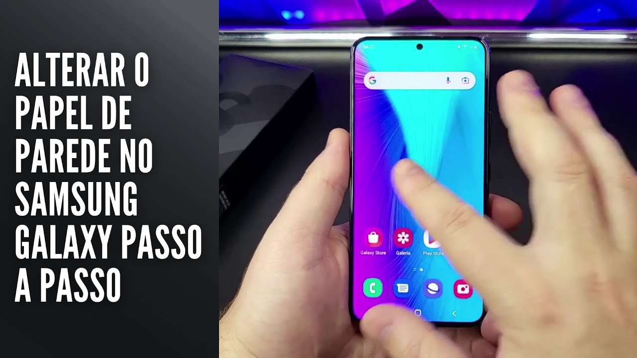 Alterar o Papel de Parede no Samsung Galaxy Passo a Passo