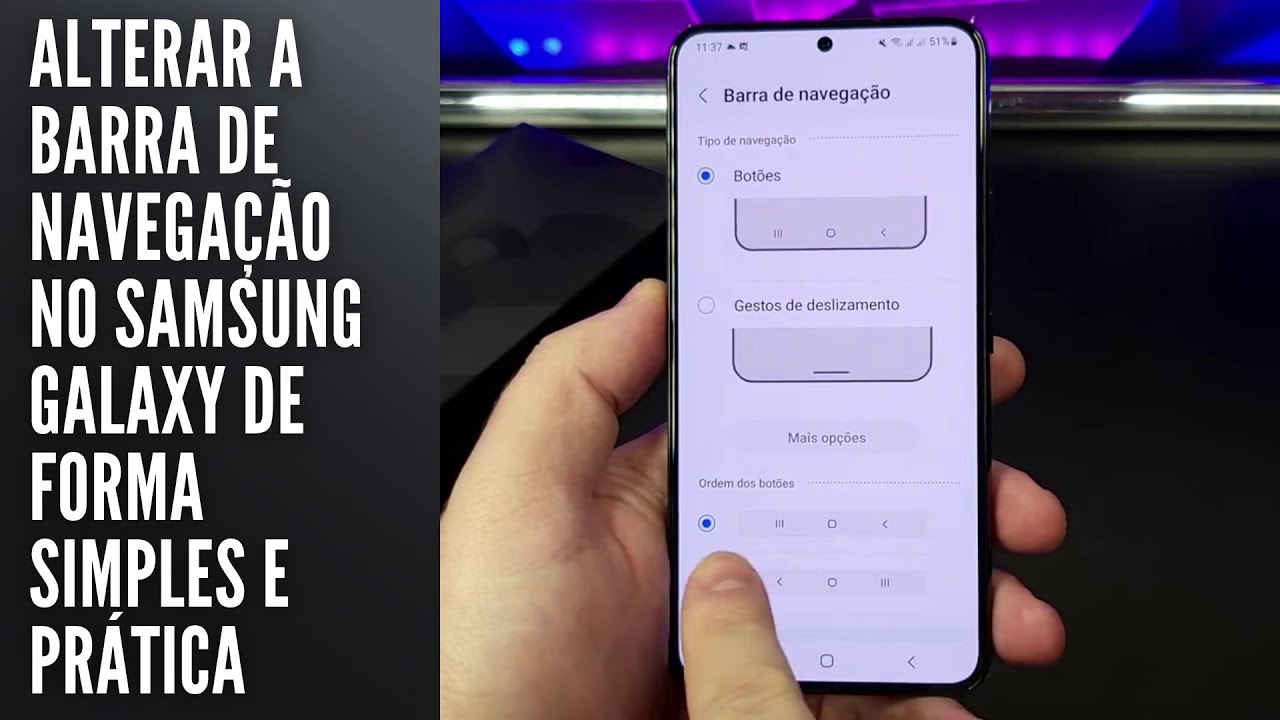 Alterar a barra de navegação no Samsung Galaxy de forma simples e prática