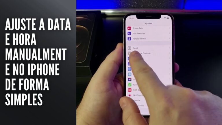 Ajuste a Data e Hora Manualmente no iPhone de Forma Simples